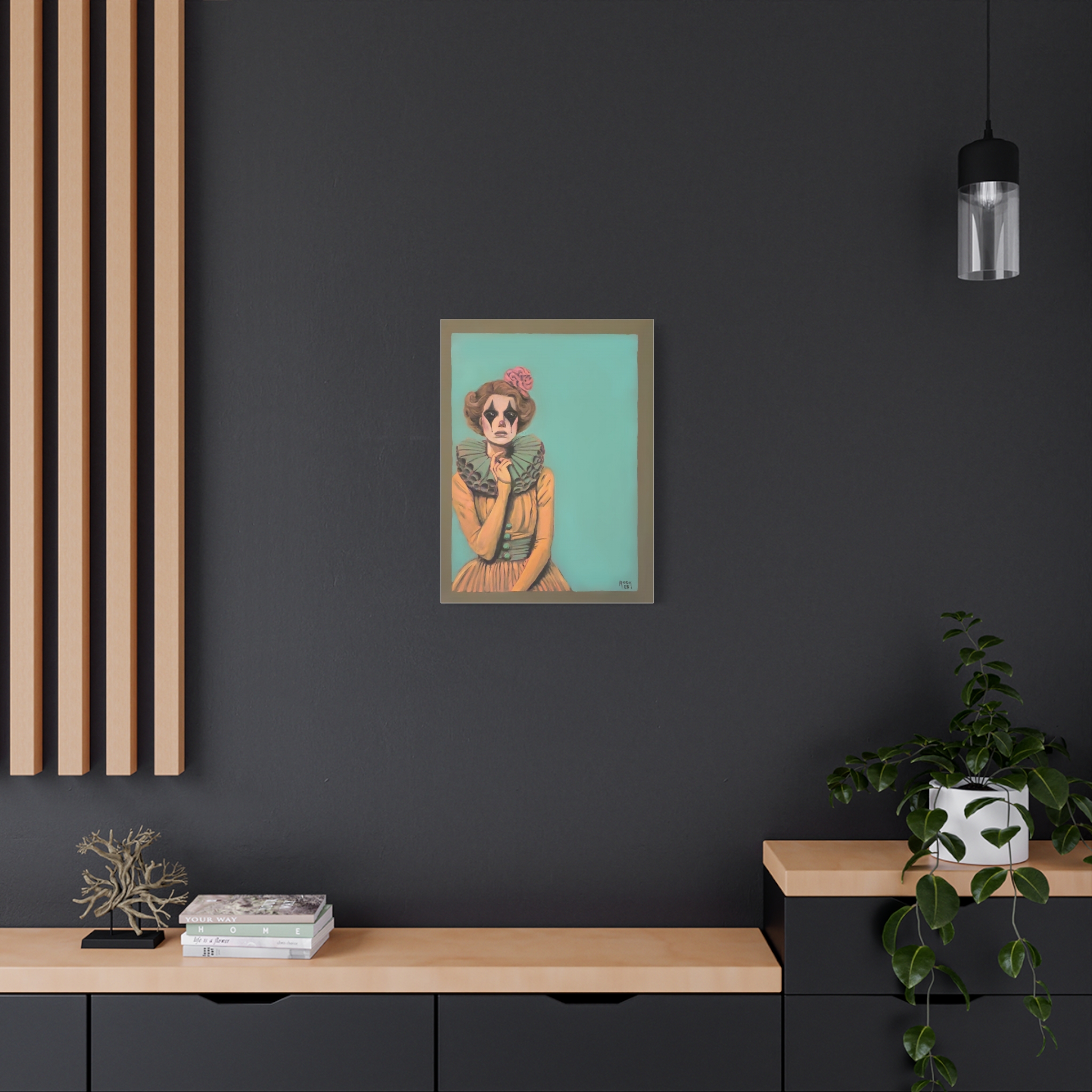 Clown Portrait Canvas Print — Vintage Circus Wall Art - Image 12