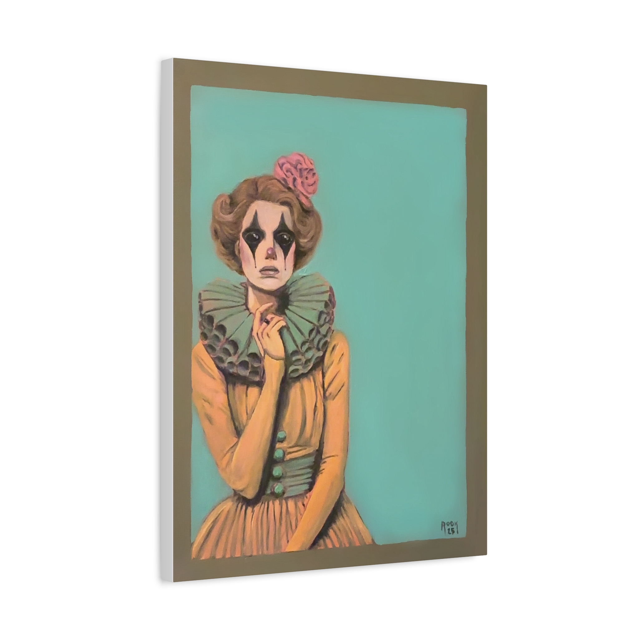 Clown Portrait Canvas Print — Vintage Circus Wall Art - Image 10