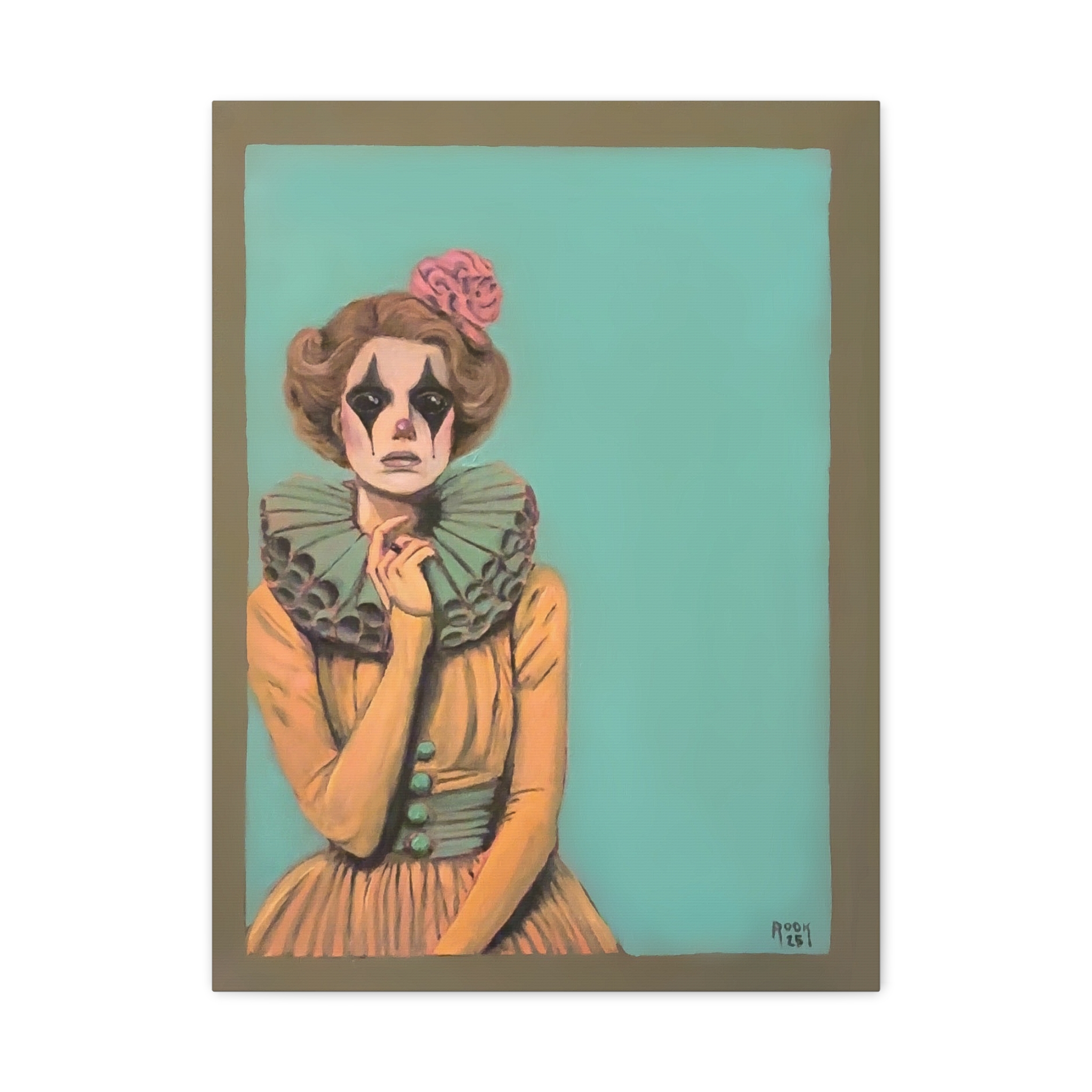 Clown Portrait Canvas Print — Vintage Circus Wall Art - Image 9