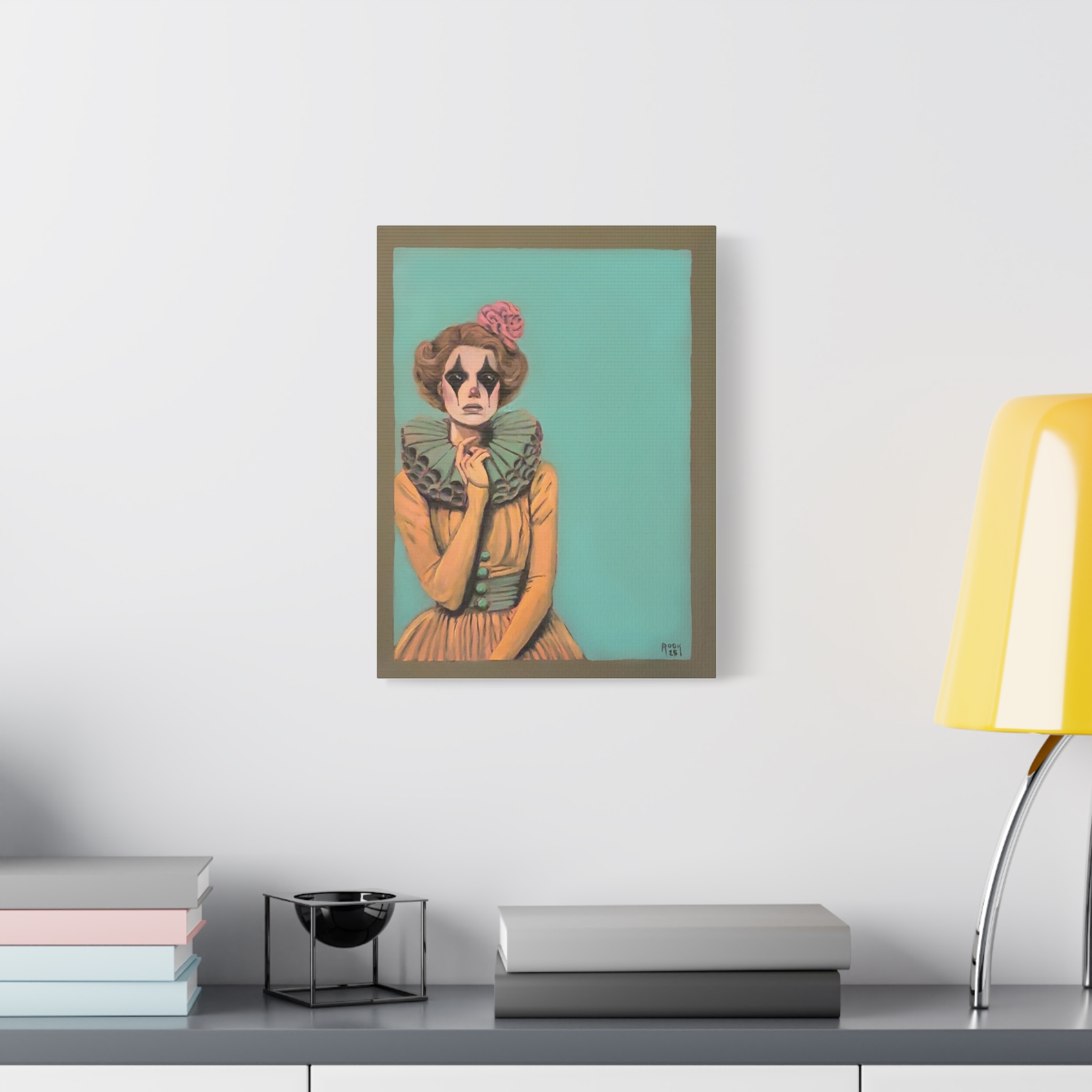 Clown Portrait Canvas Print — Vintage Circus Wall Art - Image 7